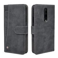 Luxury Vintage Case For OnePlus Pro Case Flip Leather Soft Silicon Wallet Cover Fundas Phone Bag