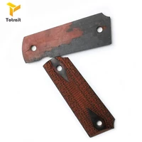 totrait 1 pair colt 1911 professional g10 knife handles patch textured material diy scales non slip blanks for 1911 wood grips