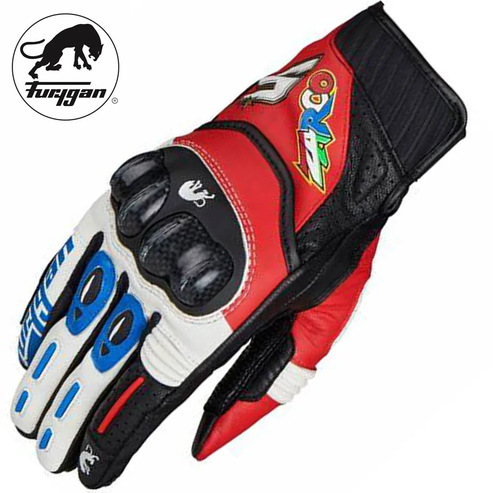 Furygan RG 19 мотоцикл Локомотив углеродное волокно короткие Четыре сезона перчатки гоночный рыцарь езда анти-осень дышащие перчатки