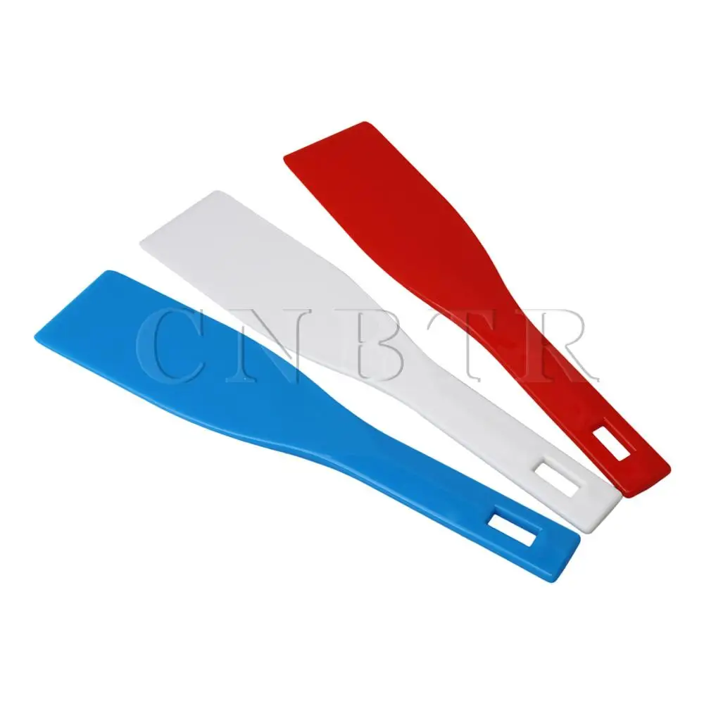 CNBTR 5 штук пластиковые шпатели чернил Совок трафаретной печати Лопата 285x60
