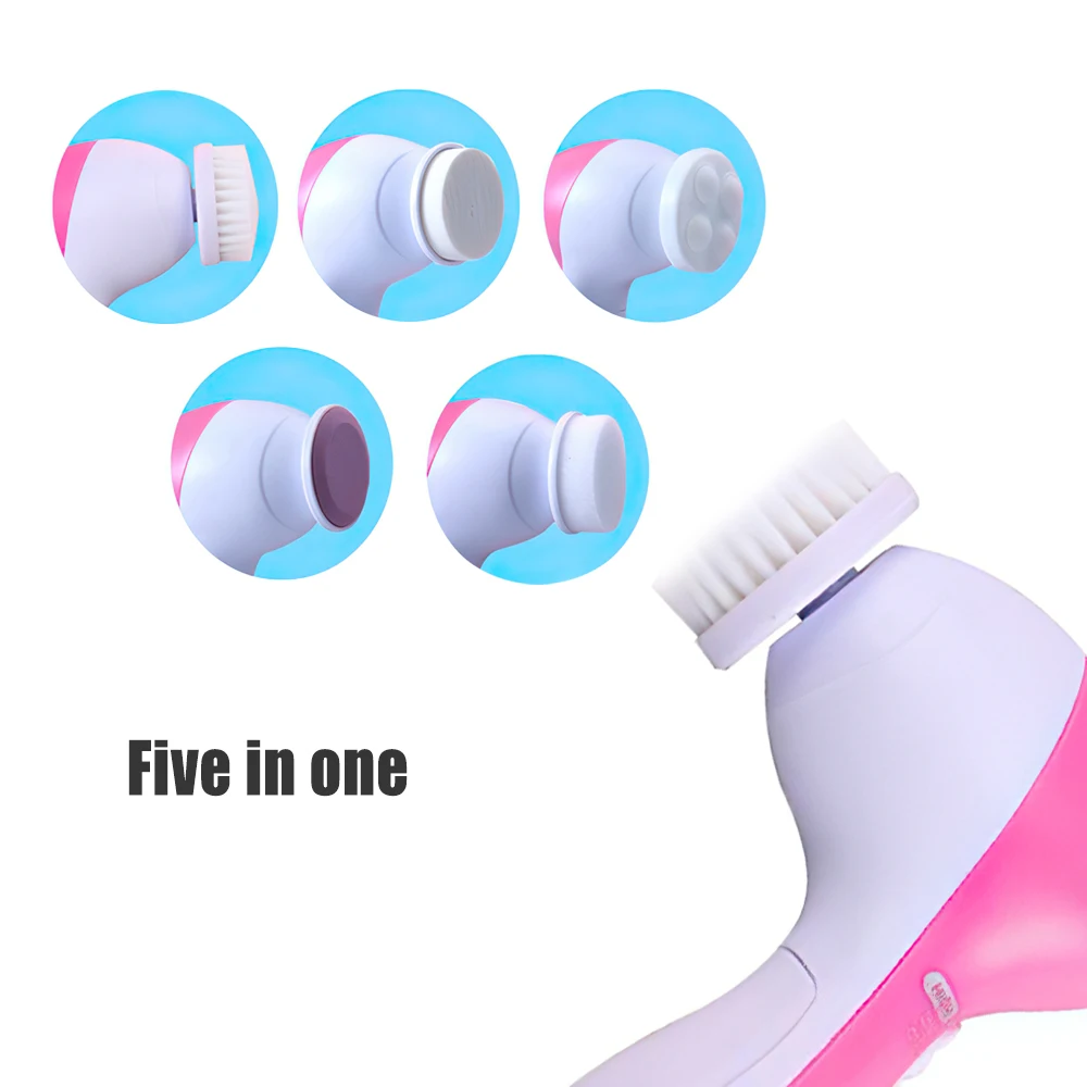 5 в 1 водостойкая щётка для лица|Устройства чистки лица| |