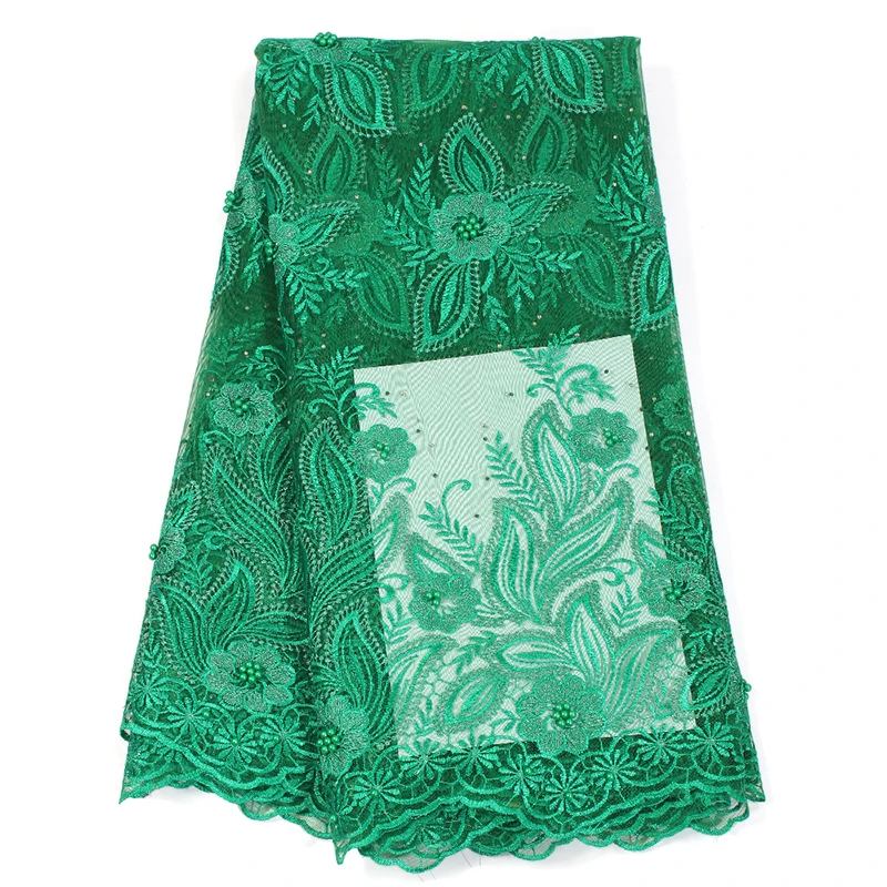 2020 Высококачественная нигерийская кружевная ткань французская тюль вышитые