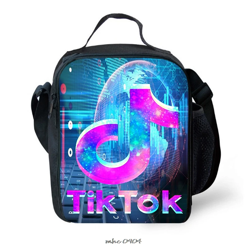 Новинка Термоизолированный Ланч-бокс Tik Tok сумка-тоут сумка-холодильник