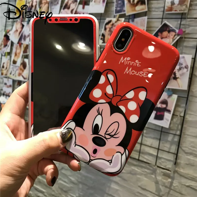 

Disney cartoon Micke for iPhone12 mobile phone cover for iPhone6/7/8/11/xs/xr/xm/12p/11p/12mini protective screen film and case