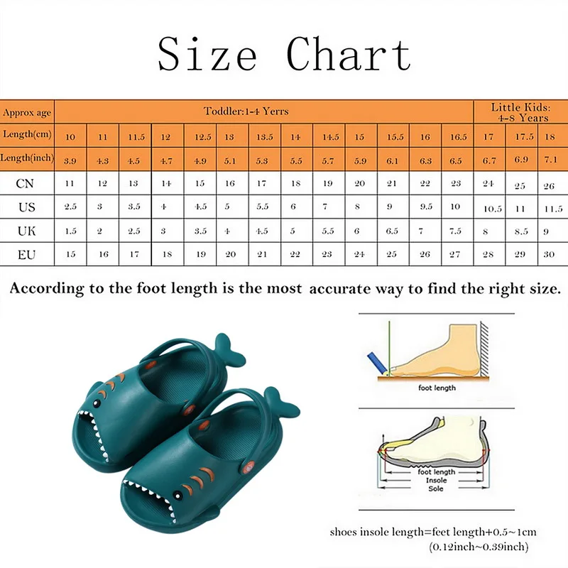 

Summer Fashion Kids Sandals Fun Shark Slippers Indoor Outdoor Baby Boy Quality Beach Soft Bottom Hole Baby Girls Toddler Shoes