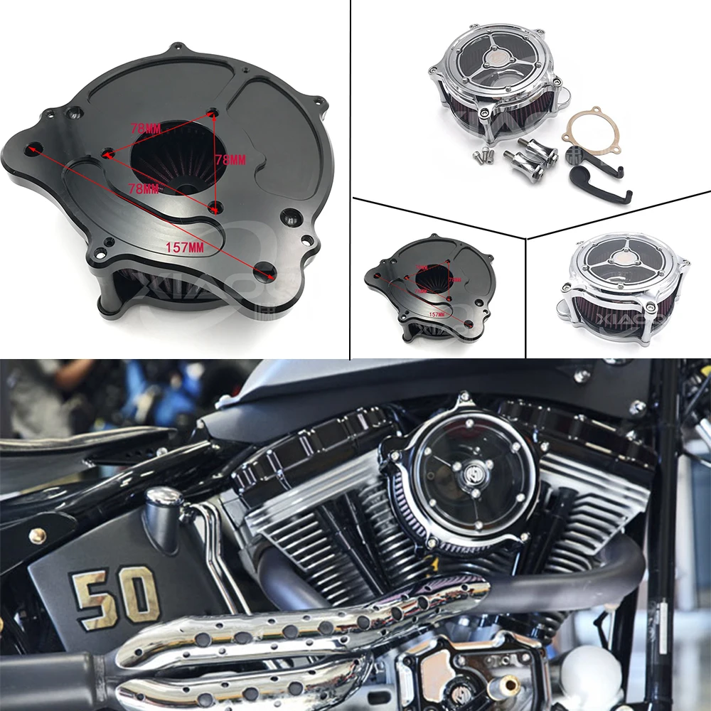 Мотоциклетный модифицированный воздушный очиститель для Harley Touring Street Glide FXDLS FLSTNSE