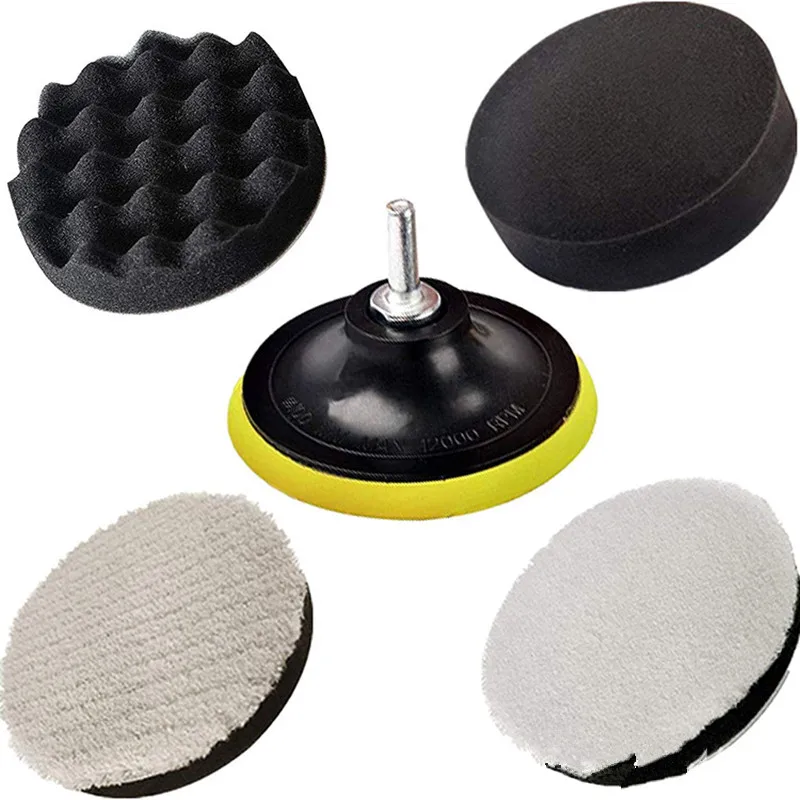 

5 Inch Polishing Pad Polish Car Waxing Sponge Wheel Disc Auto Polijst Pulir For Polisher Kit Polimento Poetsmachine Pulido Coche
