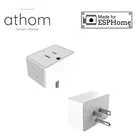 Интеллектуальная штепсельная вилка ATHOM ESPhome, соответствующая стандарту сша, 16 А