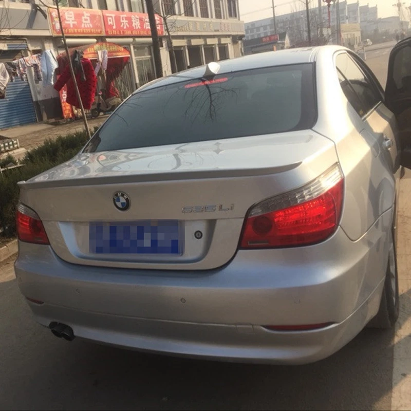 Для BMW E60 M5 520 525 528 535 Спойлер ABS Пластик Неокрашенный задний спойлер на крыло крышу