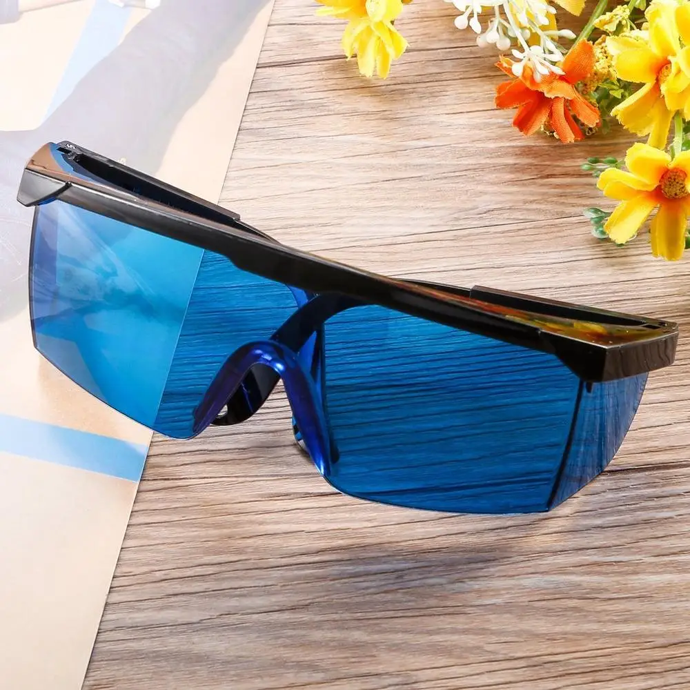 

Laser Safety Glasses For Violet/Blue 200-450/800-2000nm Absorption Round Anti Dust Resistant Protective Goggles Working Eyewear