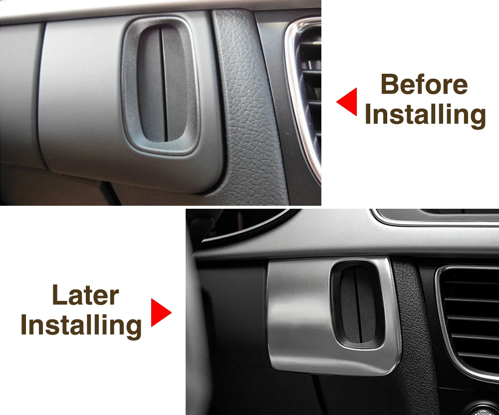 Автомобильный Стайлинг интерьерная лента из нержавеющей стали для Audi A4 B8 A5 8T S5