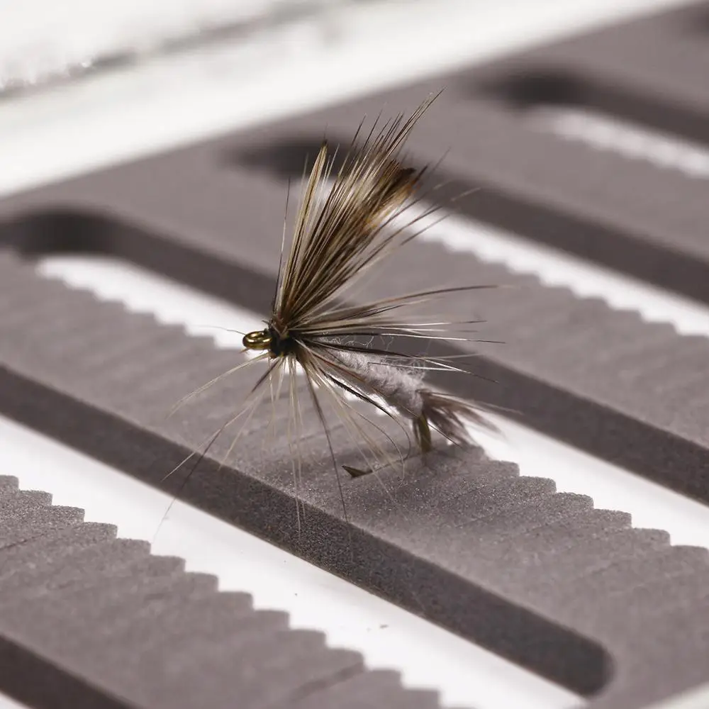 Wfireo 10 шт крючки для рыбалки ловли форели сухой крюк может Fly #10 искусственное