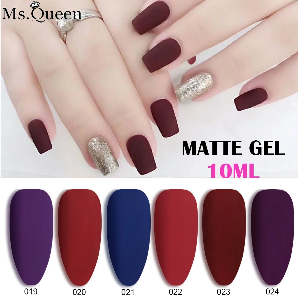 # P30Colors 10 мл MS. queen матовое покрытие не протирать лак гель для ногтей основа и
