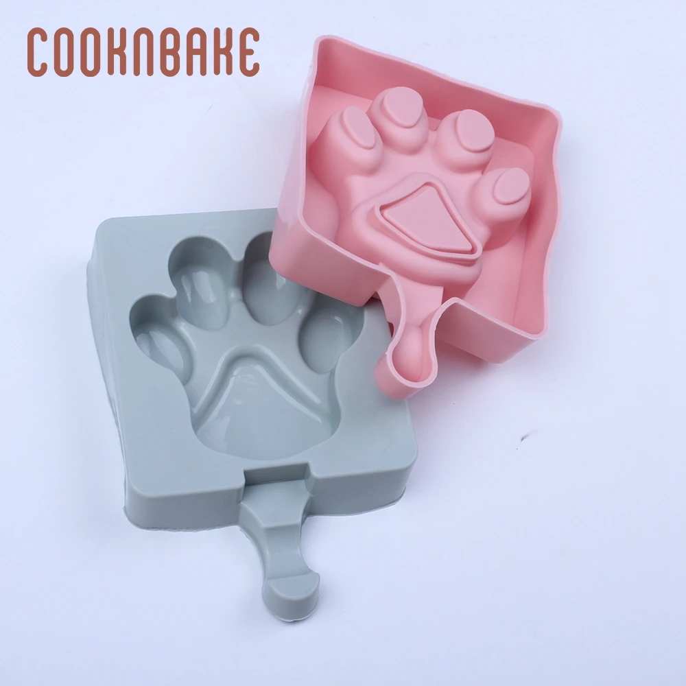 COOKNBAKE силиконовая форма для мороженого cat paw силиконовый инструмент кубиков с