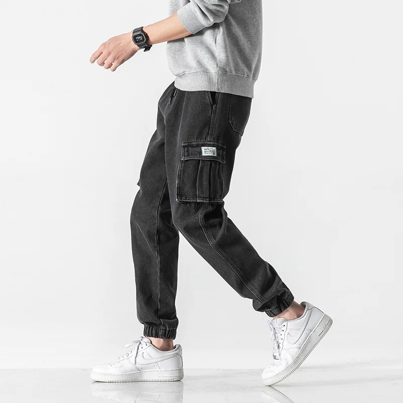 

Men's Plus Size Jeans Trend Tight Retro Washed Casual Super Stretch Slim Fashion Men Casual Streetwear Men's Wear штаны мужские