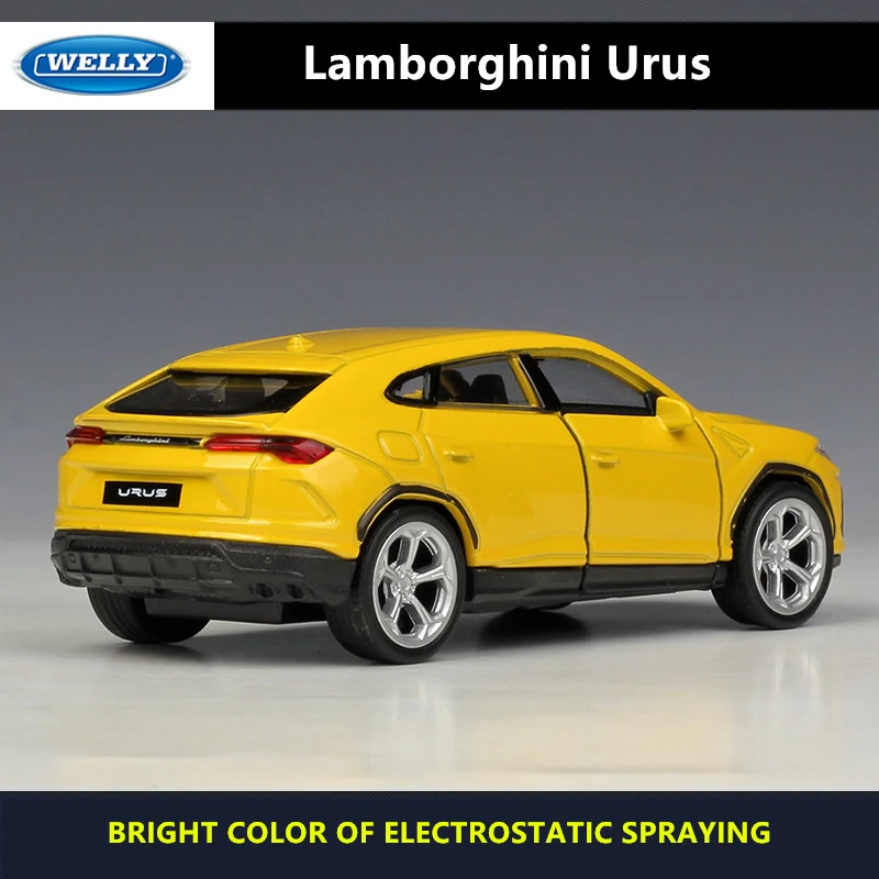 Модель автомобиля из сплава WELLY 1:36 Lamborghini Urus коллекционная игрушка модель