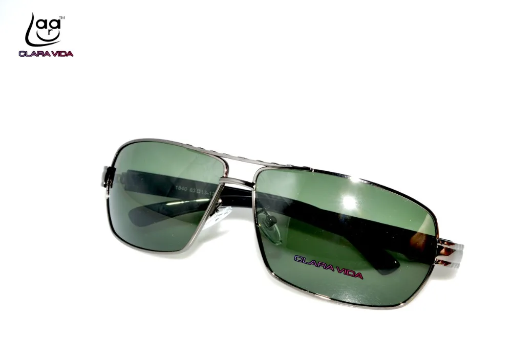 Мужские солнцезащитные очки в стиле ретро черные спортивные классические