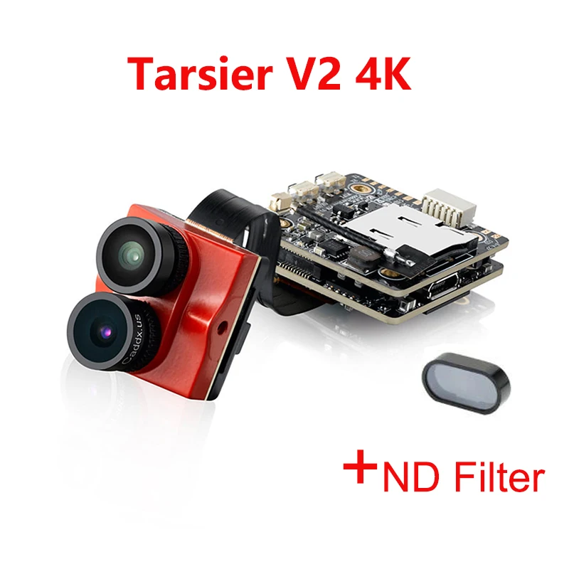 Caddx Tarsier V2 4K 30fps 1200TVL WiFi Мини FPV камера с ND фильтром 128G карта памяти для RC гоночного