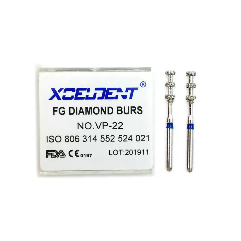 10 шт. алмазные дрели для стоматологической высокоскоростные наконечники