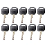 10pc ignition key fits case international tractor 1835c skid steer with diesel eng