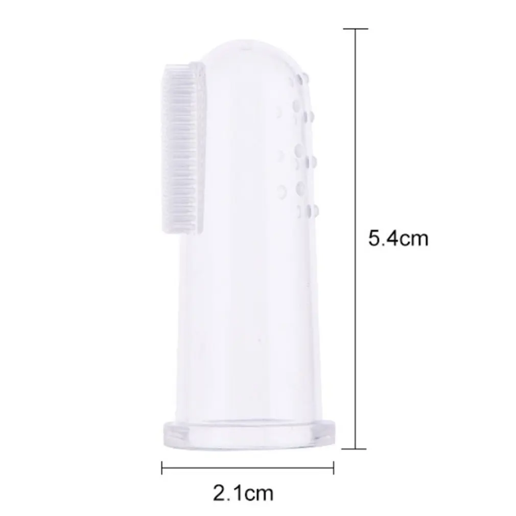 

Dental Care Baby Toothbrush Kids Silicone Finger Brush Clear Massage Soft Teether With Box For Infant Boy Girl Teeth