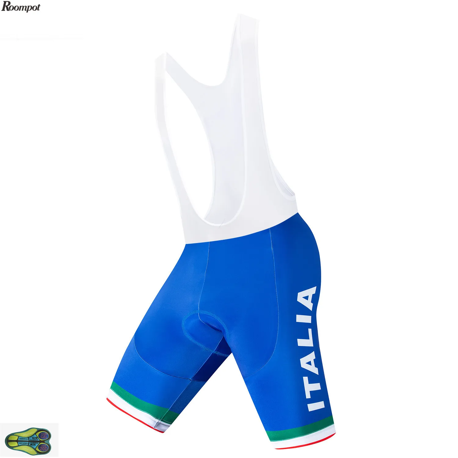 Мужские велосипедные шорты 6XL 2020 Pro сборная Италии с 20D гелевыми вставками