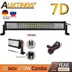 Auxtings три ряда 21 дюйм 22 дюйма 270 Вт светодиодсветильник световая панель рабочее освещение 7D Светодиодная панель 4x4 грузовик вездеход крыша внедорожник дальнего света 12 В 24 В