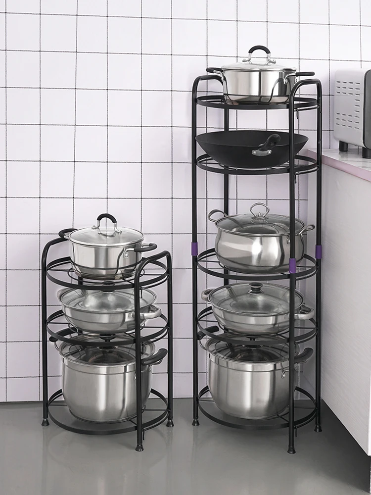 

CX Pot Rack Kitchen Shelf Cookware Storage Rack Multi-Functional Kitchenware Shelf