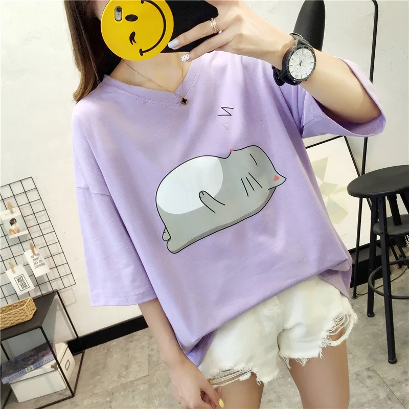 

Short Sleeve V Neck Bandage TShirt Casual Sexy Women T Shirt Camisetas one