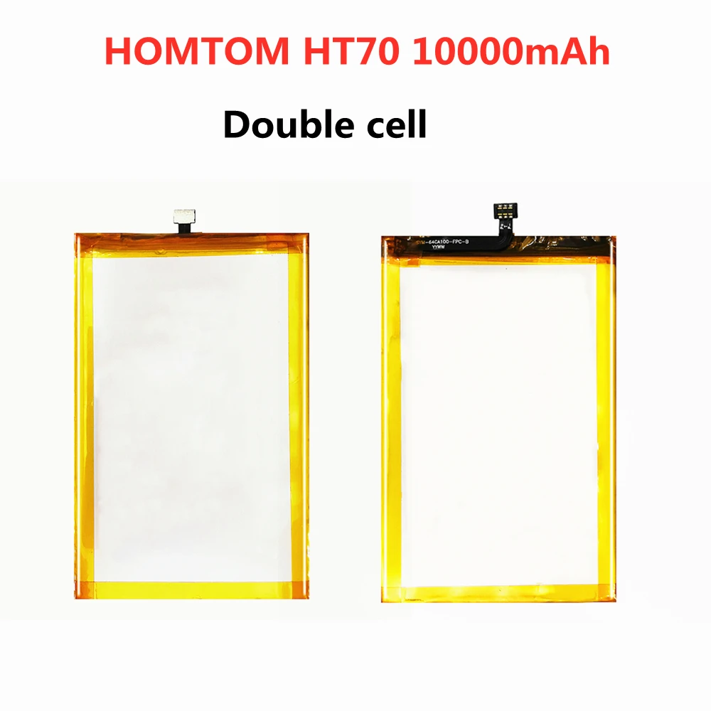

100% New Original homtom HT70 Battery 10000 mAh for HOMTOM HT70 Smart Phone