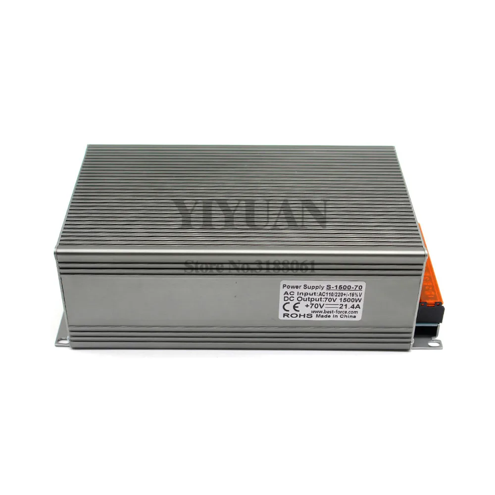 Новый продукт 70V 21.4A 1500W переключатель питания Трансформатор 110V 220V AC-DC USP для радио
