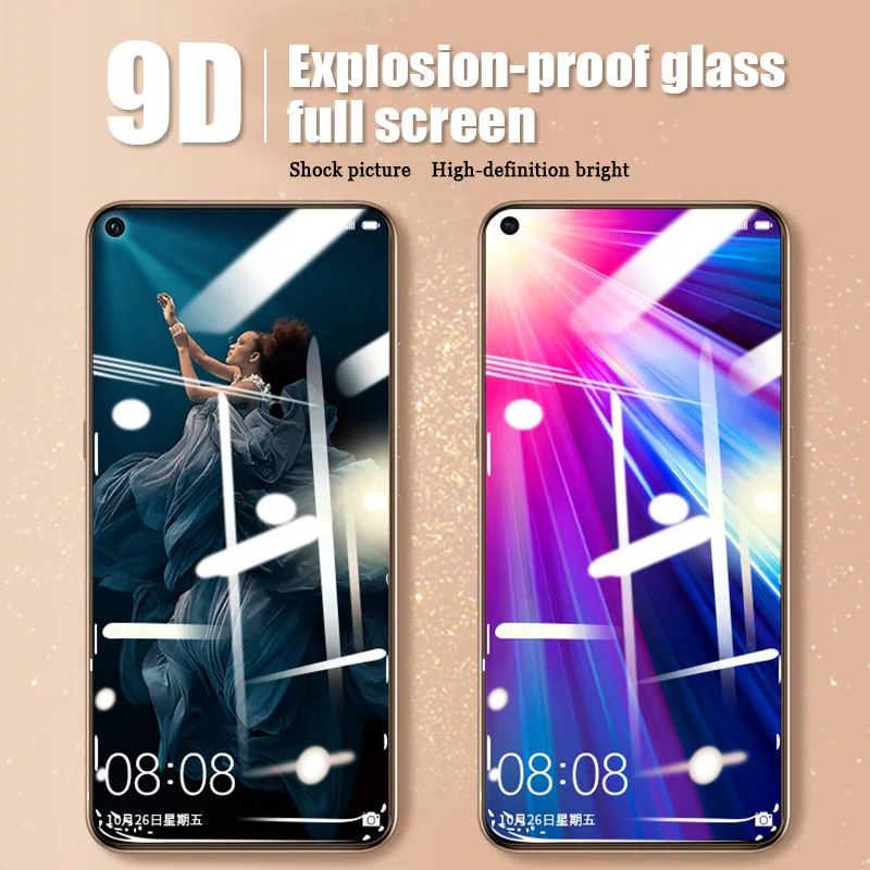 9D Защита экрана для Honor 7C AUM L41 7A L29 закаленное стекло Huawei 8X 8C 8A Pro 8 Lite защитное