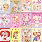 QIZITENG фото на заказ алмазная живопись милый ангел малыш Алмазная вышивка полная квадратнаякруглая мозаика украшение спальни