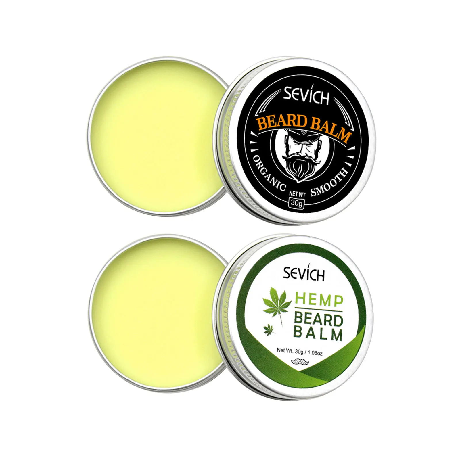 

Sevich Natural Organic Professional Beard Balm For Beard Growth Organic Moustache Wax Smooth Styling Beard Care Conditioner