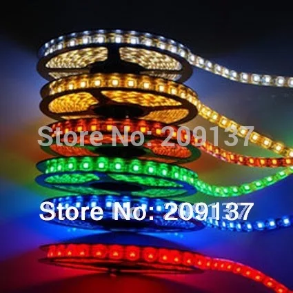

Flexible RGB Multi-color Led strip light DC12V 300 LEDs Waterproof SMD 5050 led strip + 24keys LED controller free shipping