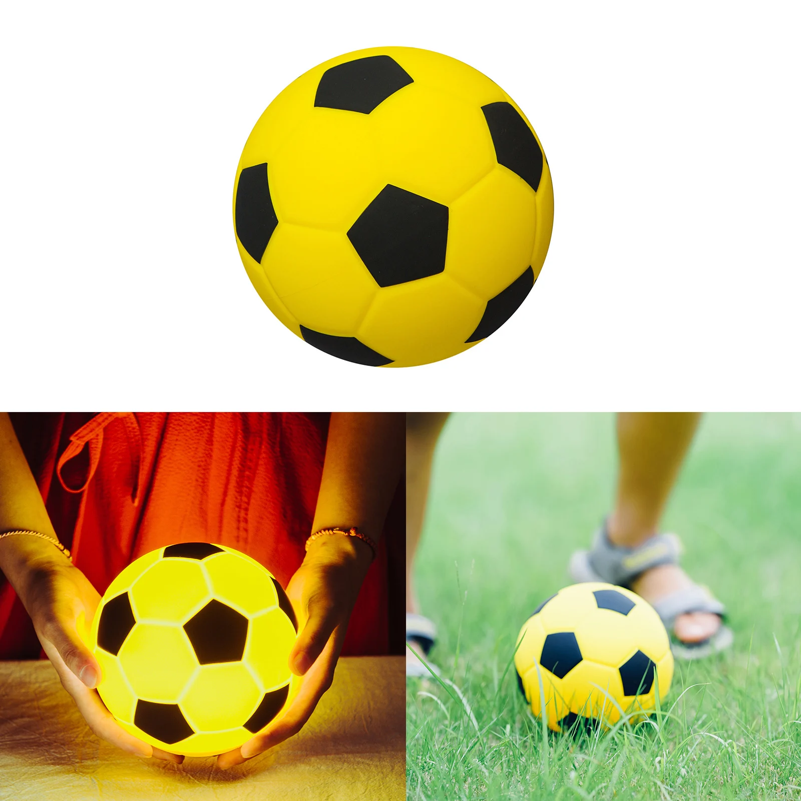 

Football Night Light Silicone Touch Sensor Dimmable USB Rechargeable Bedroom Bedside Lamp For Baby Gift Good Sealing Yellow
