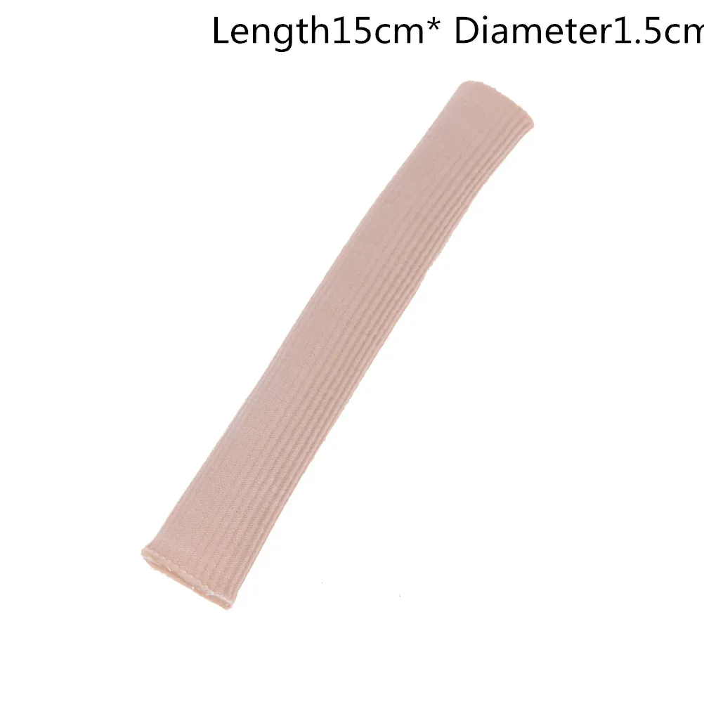 

1PCS Silicone Cover Toe Set Rib Fabric Gel Tube Sleeve Cap for Hammer Toe Finger Separation Protector Foot Care Finger Toe