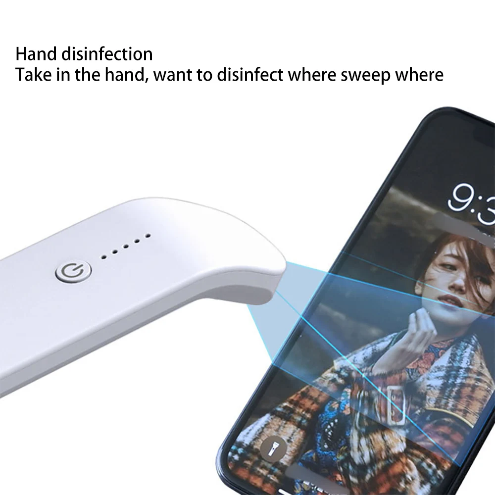 

Deep UV Sterilization Gun UV Sterilizer Portable UV Disinfection Machine For Mask Mobile Phone Glasses Deep UV Sterilizer