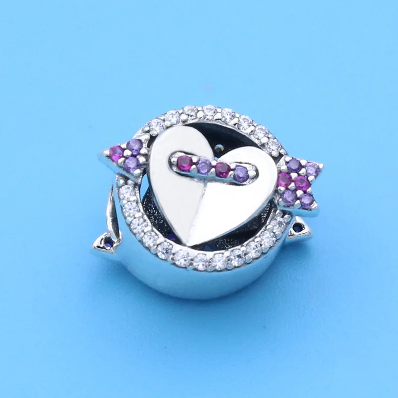 Натуральная 925 пробы серебряные браслеты с подвесками на данный момент вы