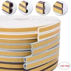 Самоклеящийся уплотнитель для дверей и окон, водонепроницаемая лента с защитой от столкновений, 5 м10 м