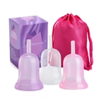 Менструальная чаша из жидкого силикона, эластичная чаша, женская гигиеническая менструальная чаша, Менструальный коллектор для женщин