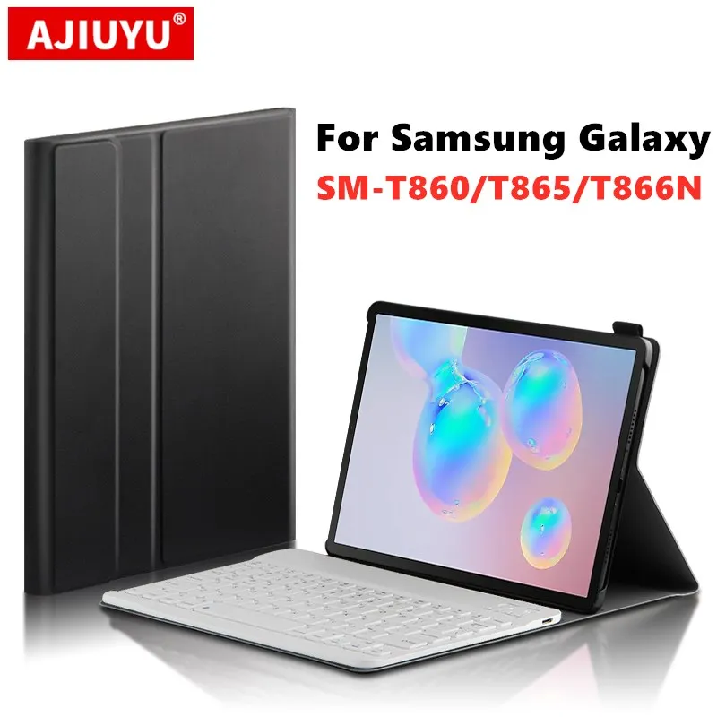 Чехол для Samsung Galaxy Tab S6 10 5 &quotSM T860 SM T865 T866N Bluetooth Клавиатура Защитный чехол PU кожаный