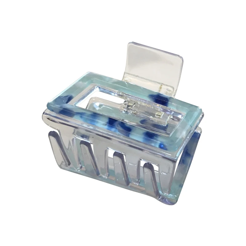 

2020 new style Hair Accessories Korean Jelly Color Hair Claws Geometric Acetate Hair Claws for Women