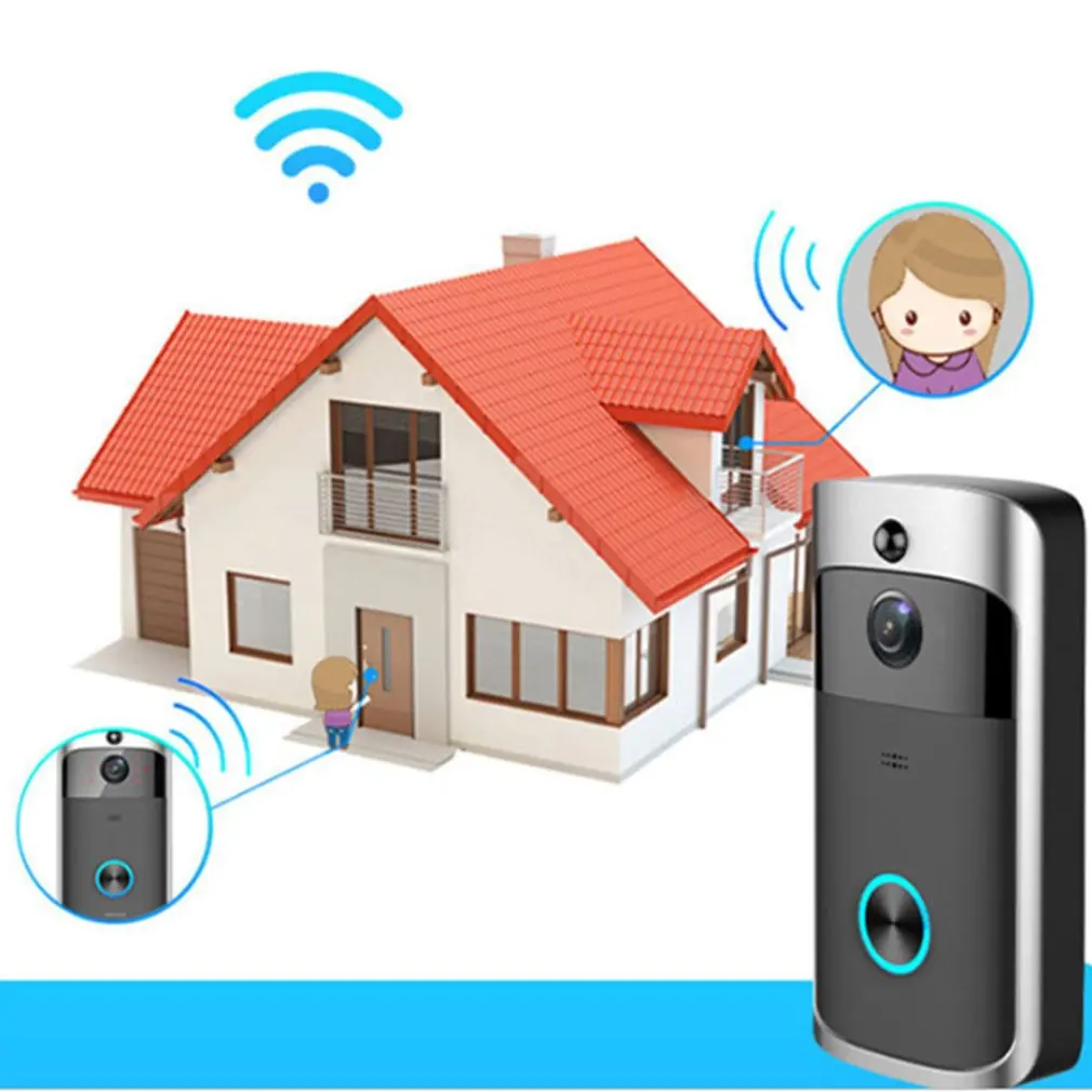 

HOT! Smart Doorbell Camera Wifi Wireless Call Intercom Video-Eye for Apartments Door Bell Ring for Phone Home Security Cameras