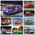 Набор для алмазной живописи 5D сделай сам, красный автомобильный инструмент bmw, алмазная вышивка, Ститч, купе, автомобильный пейзаж, алмазная живопись