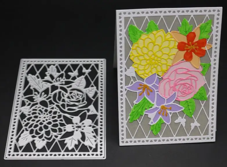 10X14cm YINISE лесная записная книжка с отрывными листами заготовки из металла режущие штампы для трафареты для скрапбукинга DIY открытки в альбом украшения тиснение высечки вырезать умирают плесень Записки бумага ремесло нож - Цвет: 10X14cm