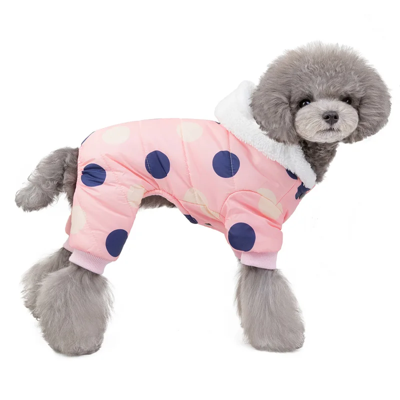 Fashion Pet Small Dog Clothes Winter Warm Dog Jacket Harness Chihuahua Puppy Coats XS-XL