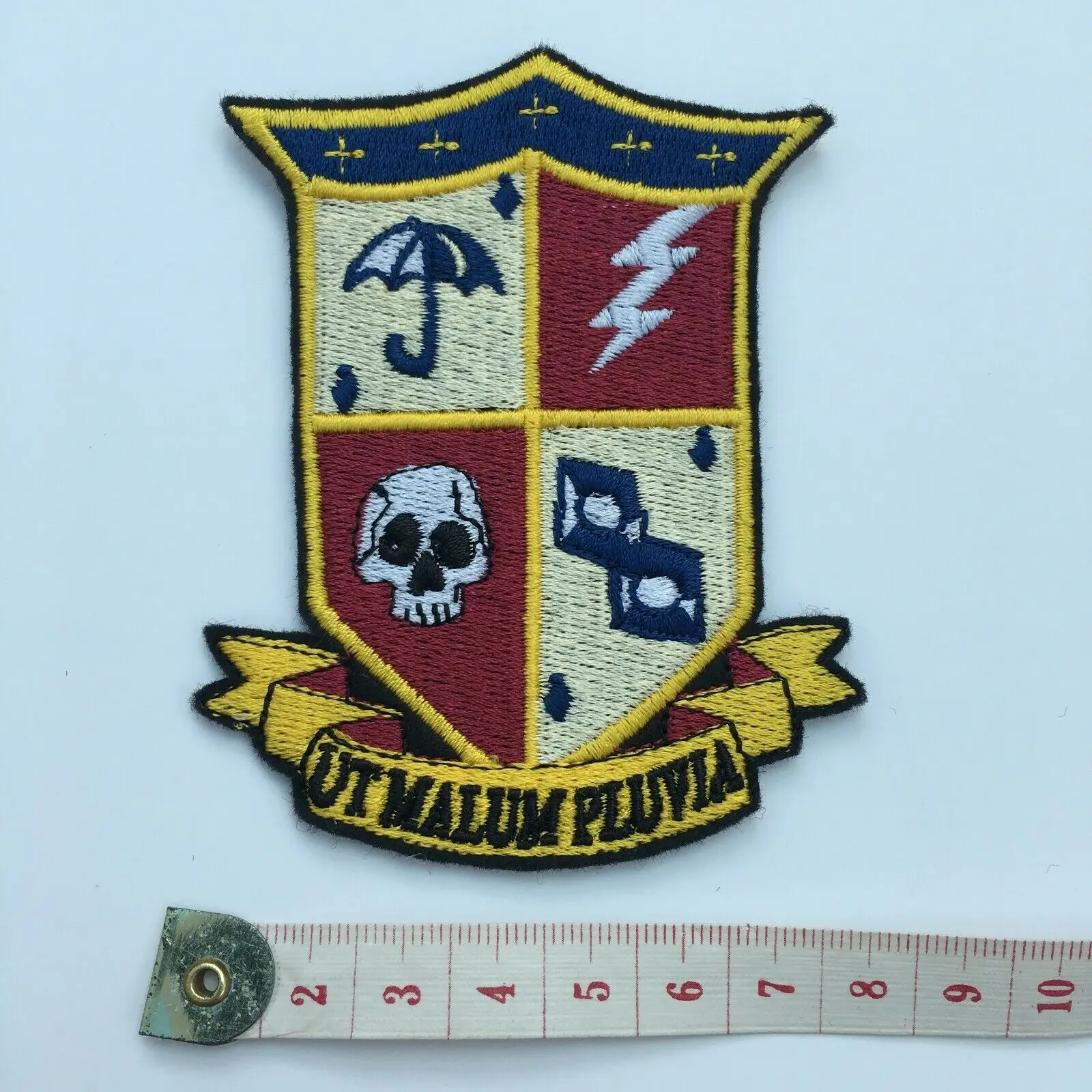 The Skull Umbrella Lightning Academy Maths Embroidery Clothes Patches For Clothing Cap Jeans Stickers | Дом и сад