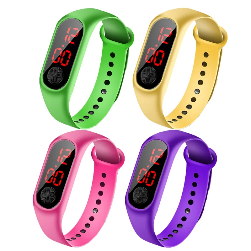 

Children's watch, digital LED digital watch, clock, outdoor sports, boys and girls, electronic date, new series