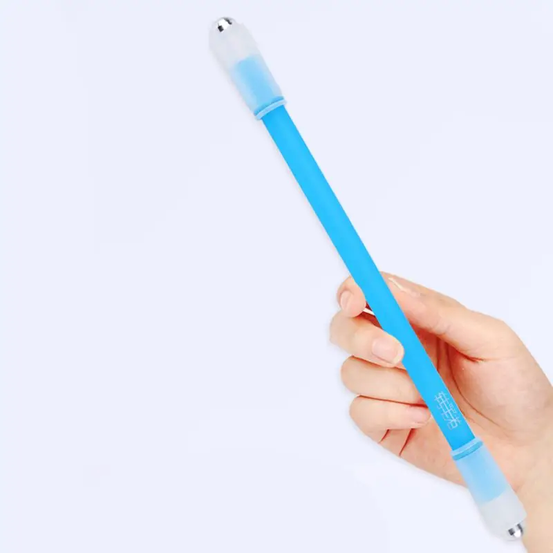 

Flash Glow Spinning Rotating Pen with LED Light Play Game for Kids Children Toy